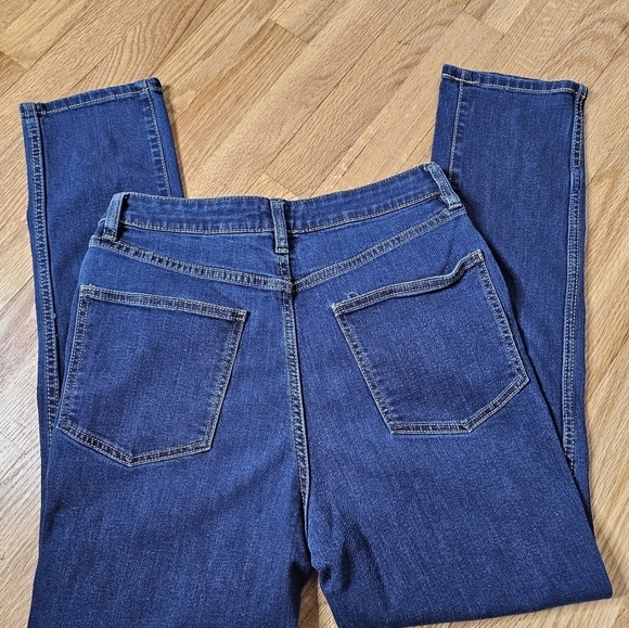 WeWoreWhat Size 27 Dark Wash Button Fly High Rise Danielle Jeans - Picture 6 of 6